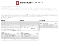 FALL YEAR FOUR YEAR THREE FIFTH SEMESTER