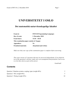 universitetet i oslo