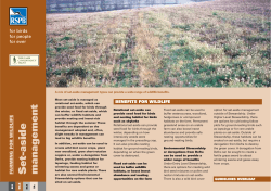 Set-aside management