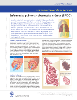 Enfermedad pulmonar obstructiva cr&oacute;nica (EPOC)