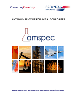 Antimony Trioxide Brochure