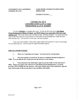 PROFESSOR ALAN `E. HARRIS