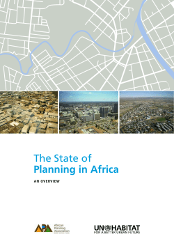 The State of Planning in Africa - UN