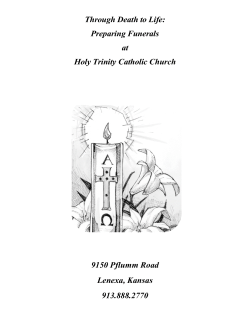 Through Death to Life - Holy Trinity Catholic Church