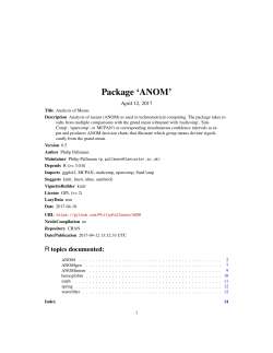 Package `ANOM`