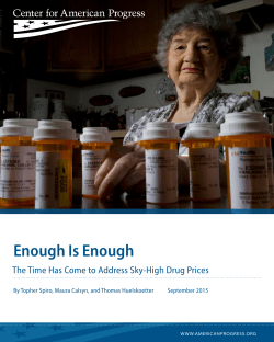 Enough Is Enough - Center for American Progress