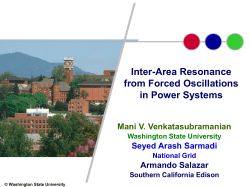 Inter-Area Resonance from Forced Oscillationsin Power Systems