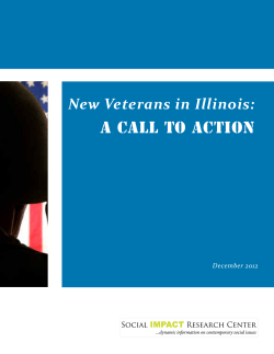 New Veterans in Illinois: A Call to Action