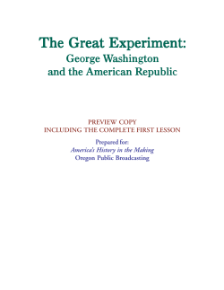 George Washington and the American Republic