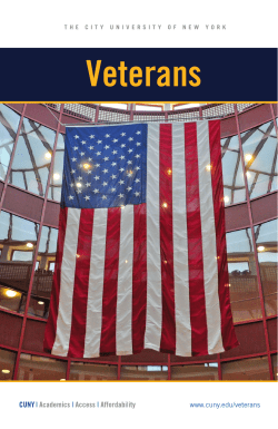 Veterans - CUNY.edu