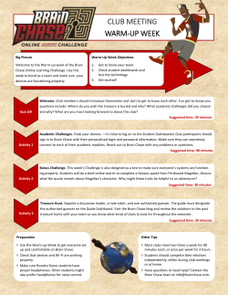 club meeting warm-up week