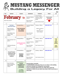 february newsletter - Bane Elementary School