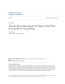 That the Worst Shooting in US History Took Place in a Gay Bar Is