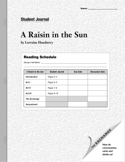 A Raisin in the Sun