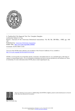 A Jackknifed Chi-Squared Test for Complex Samples