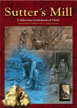 California Gold Rush of 1849 California Gold Rush