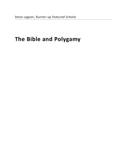 The Bible and Polygamy