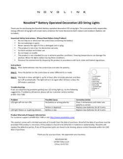 Novolink&trade; Battery Operated Decorative LED String Lights