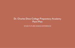Dr. Charles Drew College Preparatory Academy Paint Plan