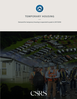 temporary housing - SWLA Economic Development Alliance
