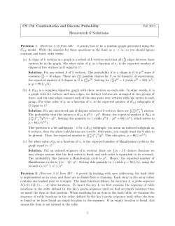 Homework 6 solutions posted