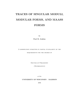 Traces of singular moduli, modular forms, and Maass forms