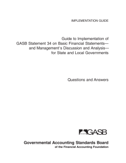Governmental Accounting Standards Board