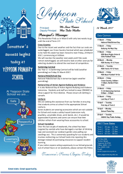 newsletter-2017-03-16 - Yeppoon State School