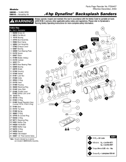 4 hp Dynafine&reg; Backsplash Sanders