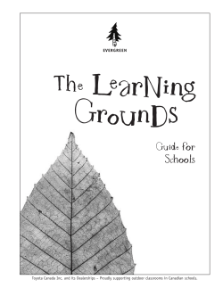 The learning grounds : guide for schools