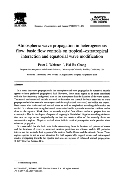 Atmospheric wave propagation in heterogeneous