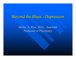 Beyond the Blues - Depression