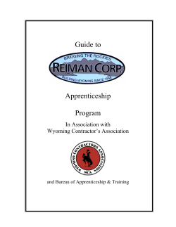 Reiman Corp`s Apprenticeship Program Guide