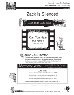 Lesson #1 Zack Is Silenced