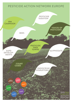 Read Report - Pesticides Action Network Europe