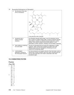 13.3 oxidation states - mrs. leinweber`s wiki