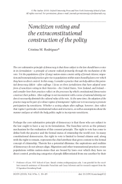 Noncitizen voting and the extraconstitutional