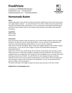 Homemade Butter