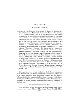 Chapter XIII Military Affairs