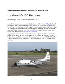 Lockheed C-130 Hercules for REFLEX XTR