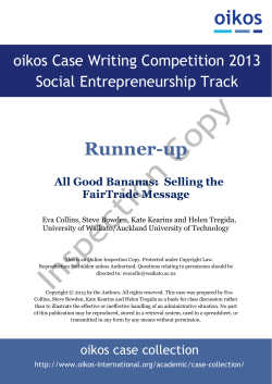All Good Bananas - Oikos International
