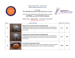 Items from Sport Management Club Charity Sports