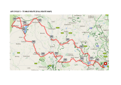 life cycle 5 &ndash; 75 mile route (full route map)
