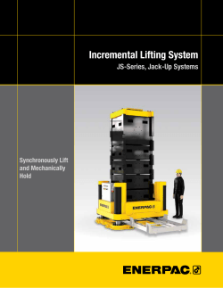 Incremental Lifting System