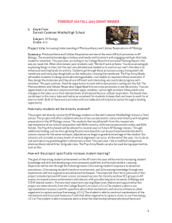 Gayle Fiser, Darnell-Cookman Middle/High School