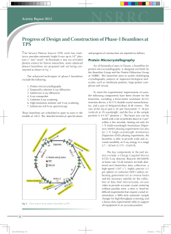 Progress of Design and Construction of Phase
