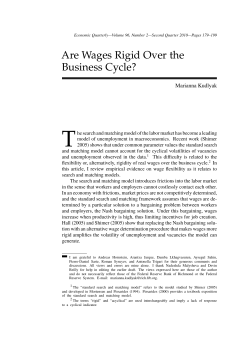 Are Wages Rigid Over the Business Cycle?