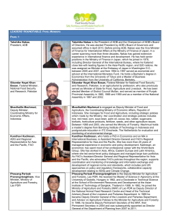 Speakers Profile - Asian Development Bank