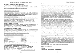 February 2016 - Willersey Village Comprehensive Guide