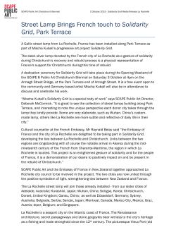 Street Lamp Brings French touch to Solidarity